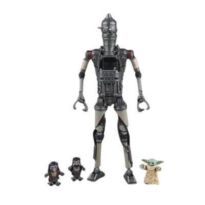 Star Wars: The Black Series 6" Deluxe IG-12 and Grogu Action Figure Set (The Mandalorian)