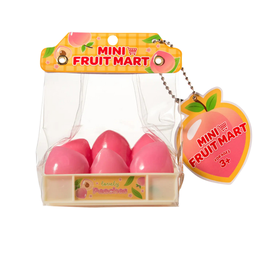 Mini Fruit Mart Taba Squishy Toy Peaches