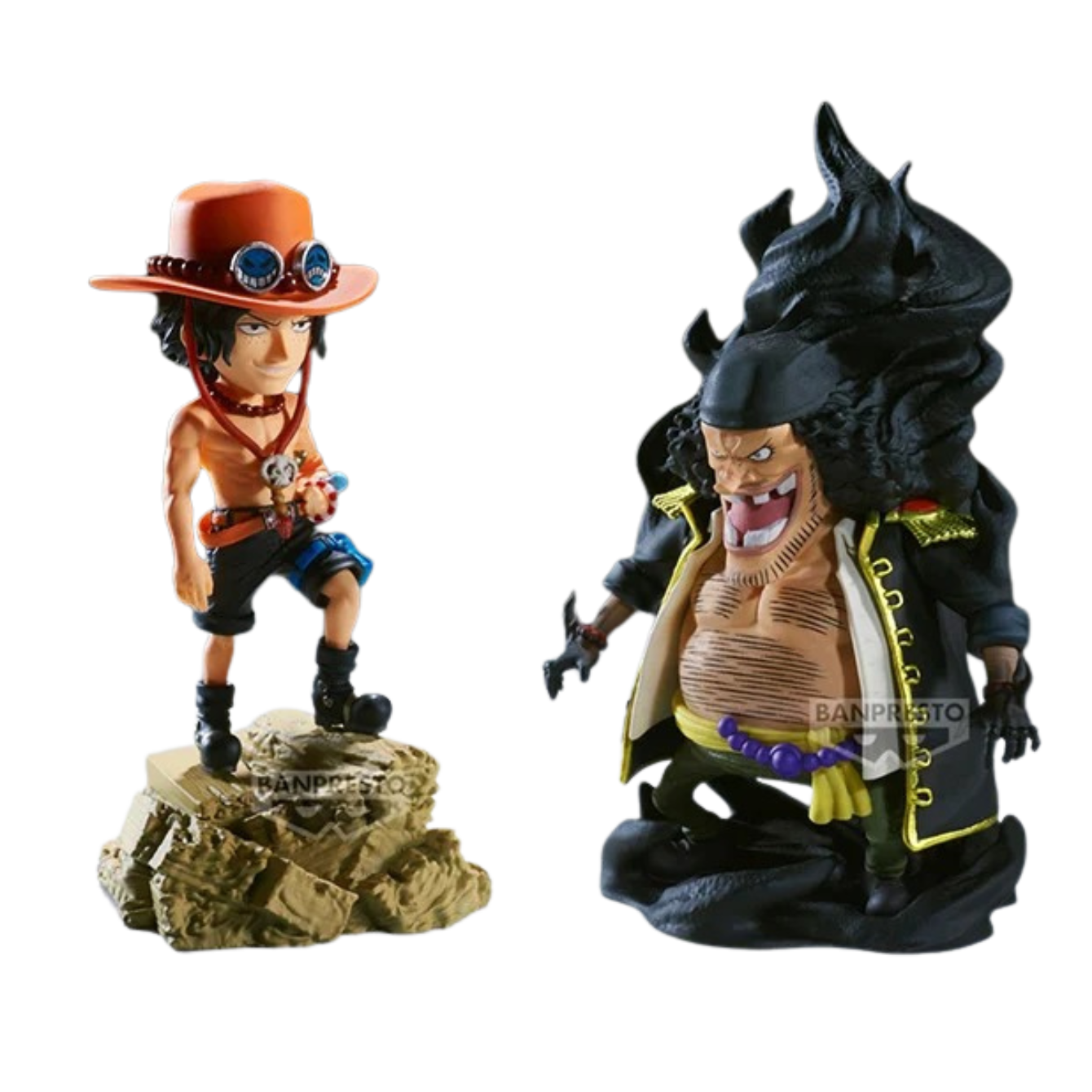 One Piece World Collectable Figure Log Stories Portgas D. Ace vs Marshall D. Teach