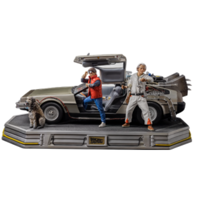 PRE-ORDER DeLorean Full Set 1:10 Scale Statue