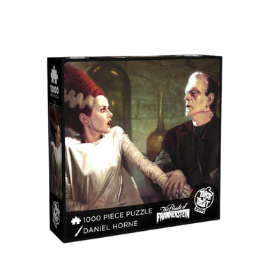 FRANKENSTEIN WITH BRIDE JIGSAW PUZZLE