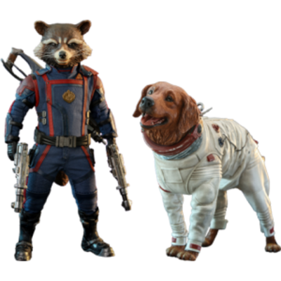 Rocket and Cosmo Sixth Scale Figure Set