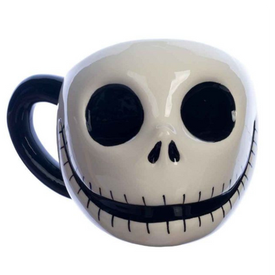 THE NIGHTMARE BEFORE CHRISTMAS JACK 14 OZ. SCULPTED CERAMIC MUGS