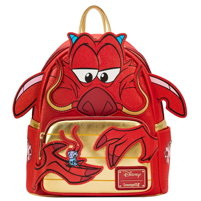 Disney Mulan 25th Anniversary Mushu Glitter Cosplay Mini Backpack