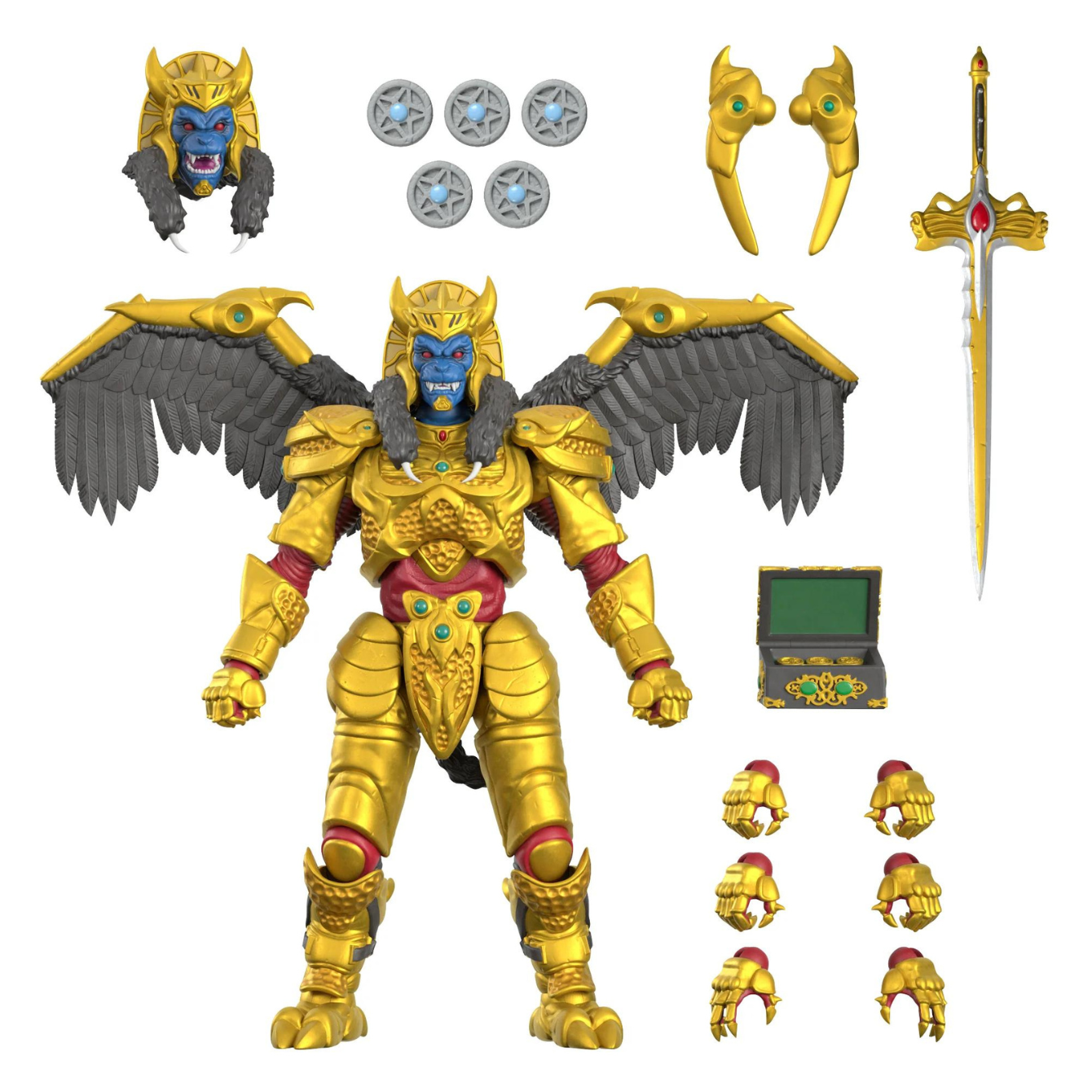 Super7 Ultimates Mighty Morphin Power Rangers Goldar Action Figure