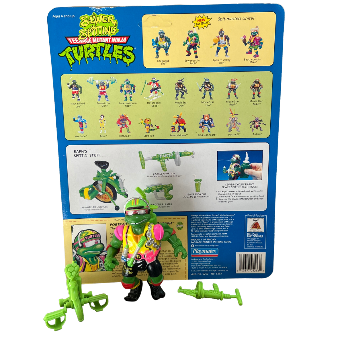 Portrait of Sewer-Cyclin Raph Vintage – Replay Toys LLC