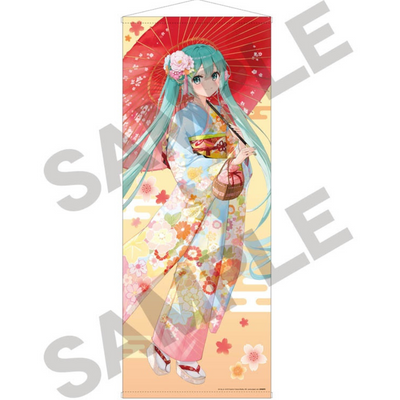 Hatsune Miku: Life-Size Tapestry Kimono Walk Hannari Kyoto