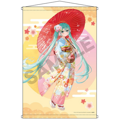 Hatsune Miku: B2 Tapestry Kimono Walk Hannari Kyoto