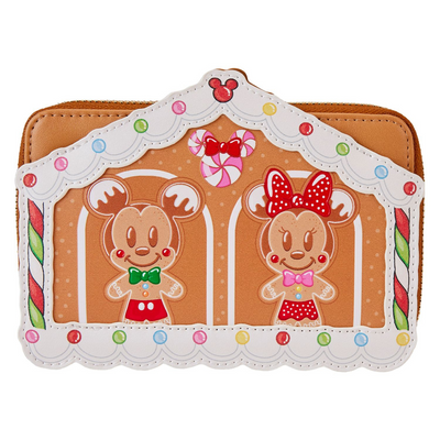 Loungefly Disney Mickey and Friends Gingerbread House Wallet