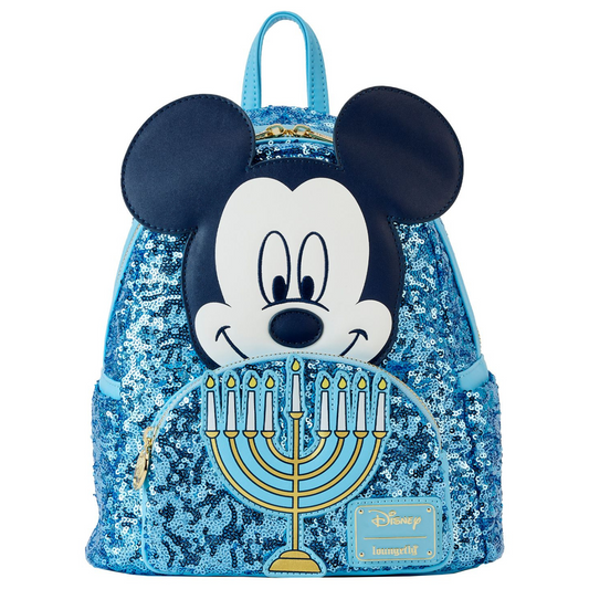 CLEARANCE Loungefly Disney Mickey Happy Hanukkah Menorah Mini Backpack