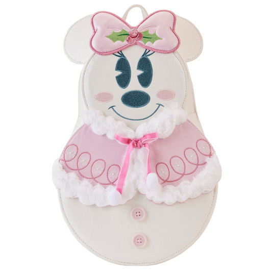 CLEARANCE Loungefly Disney Minnie Pastel Figural Snowman Mini Backpack