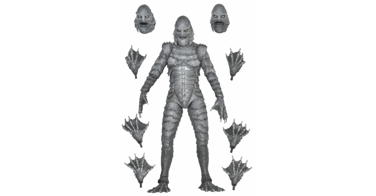 Universal Monsters Ultimate Creature from the Black Lagoon Figure (B&W)