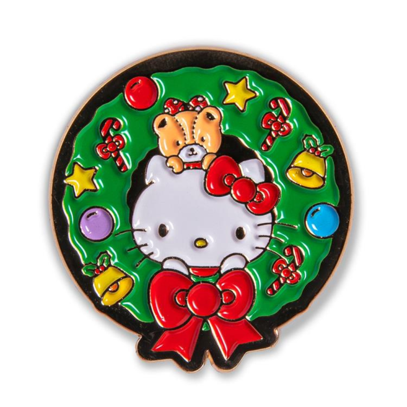 Hello Kitty Happy Holidays 1.5" Enamel Pin Set