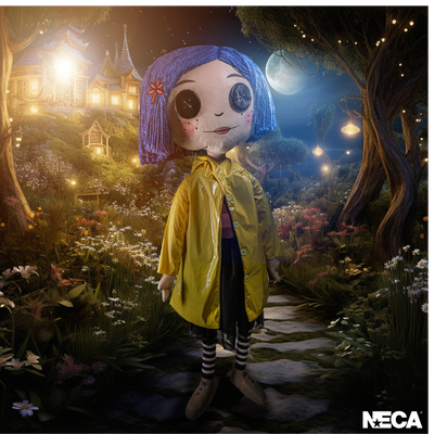 PRE-ORDER CORALINE WITH BUTTON EYES 5’ LIFE-SIZE PLUSH