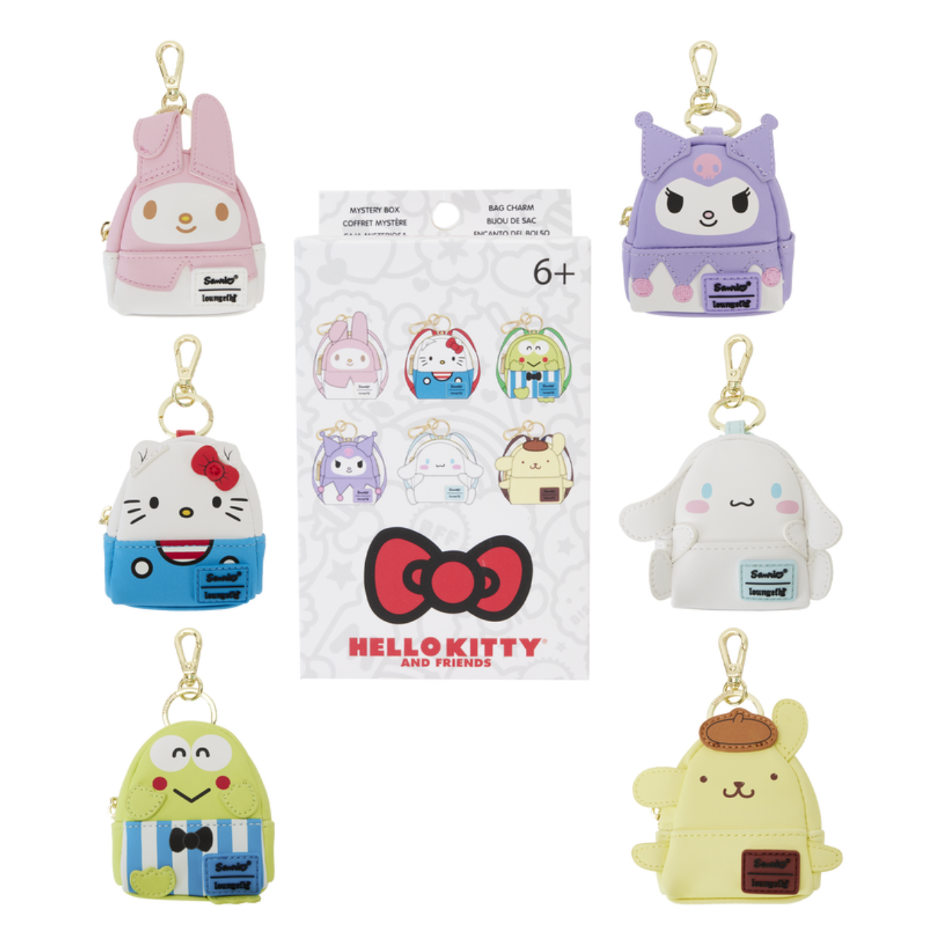 Sanrio Hello Kitty & Friends 50th Anniversary Mystery Mini Backpack Keychain