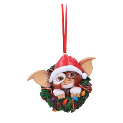 Gremlins Gizmo in Wreath Hanging Ornament 10cm