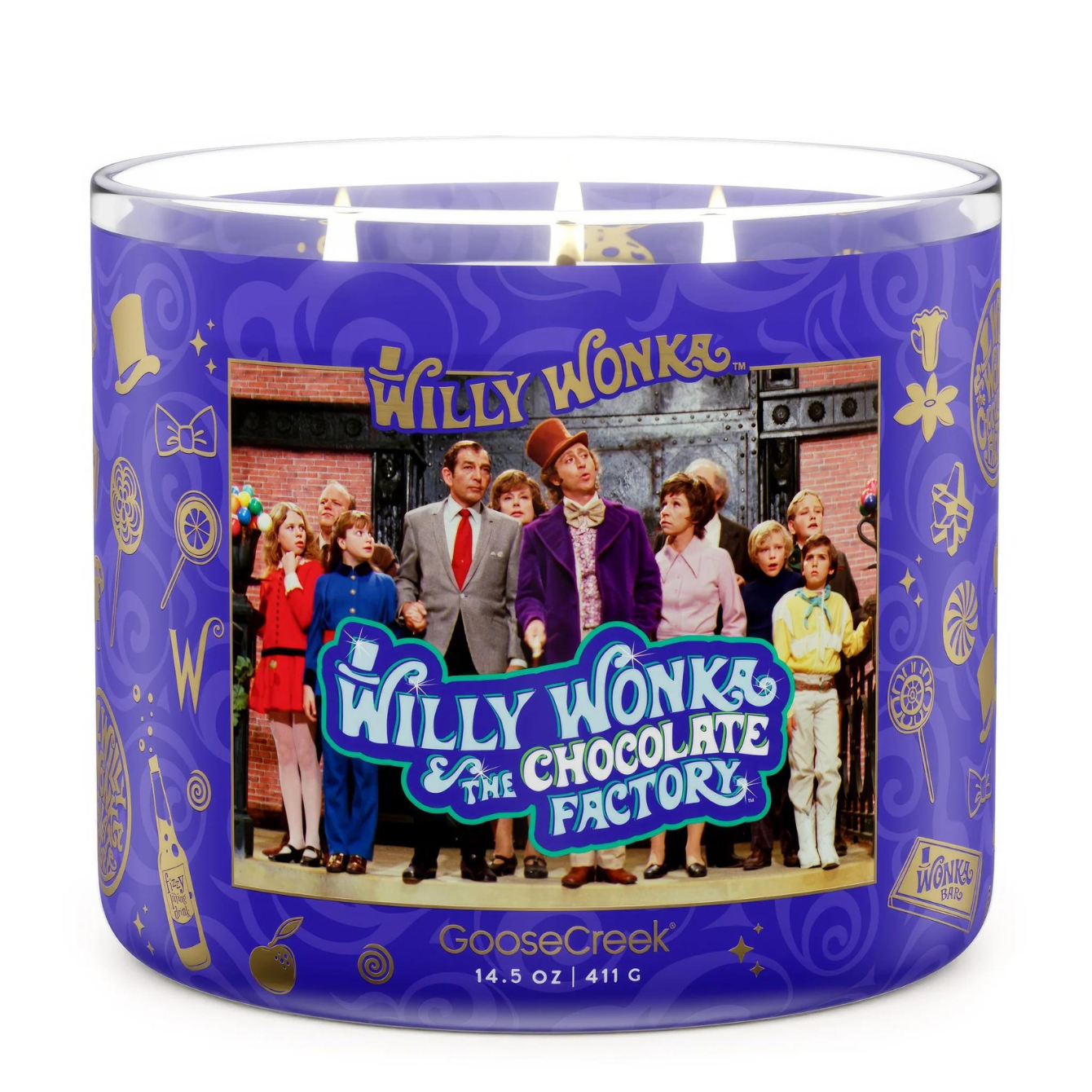 THE CHOCOLATE FACTORY 3-WICK WONKA CANDLE