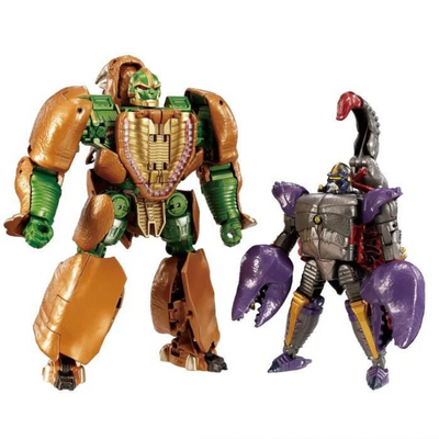 Transformers: Beast Wars BWVS-02 Rhinox vs. Scorponok (Premium Finish) Two-Pack