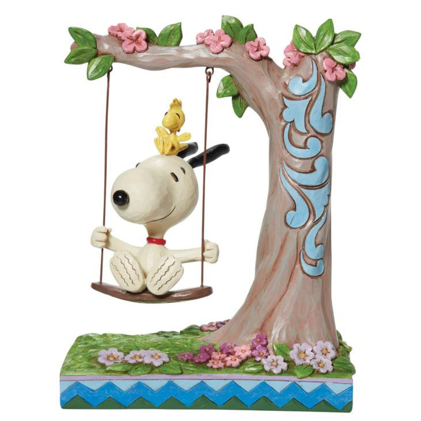 Snoopy & Woodstock on Swing