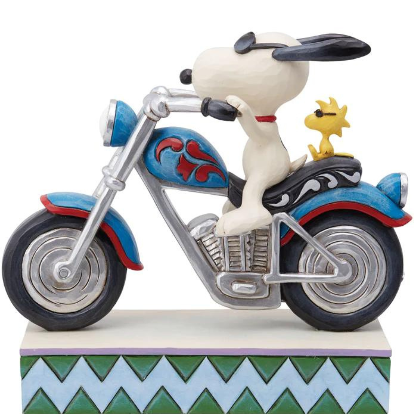 Snoopy & Woodstock Riding Moto