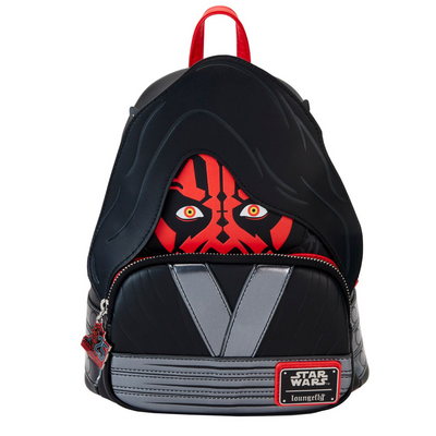 Star Wars Phantom Menace 25th Darth Maul Detachable Hood Mini Backpack