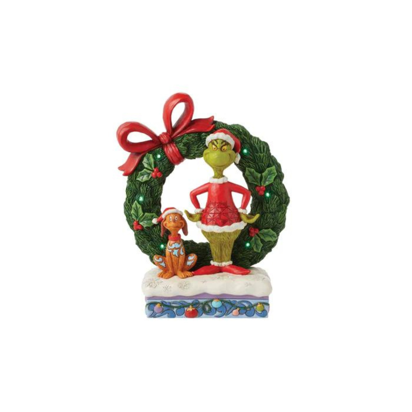 PRE-ORDER Grinch & Max in Wreath Fig