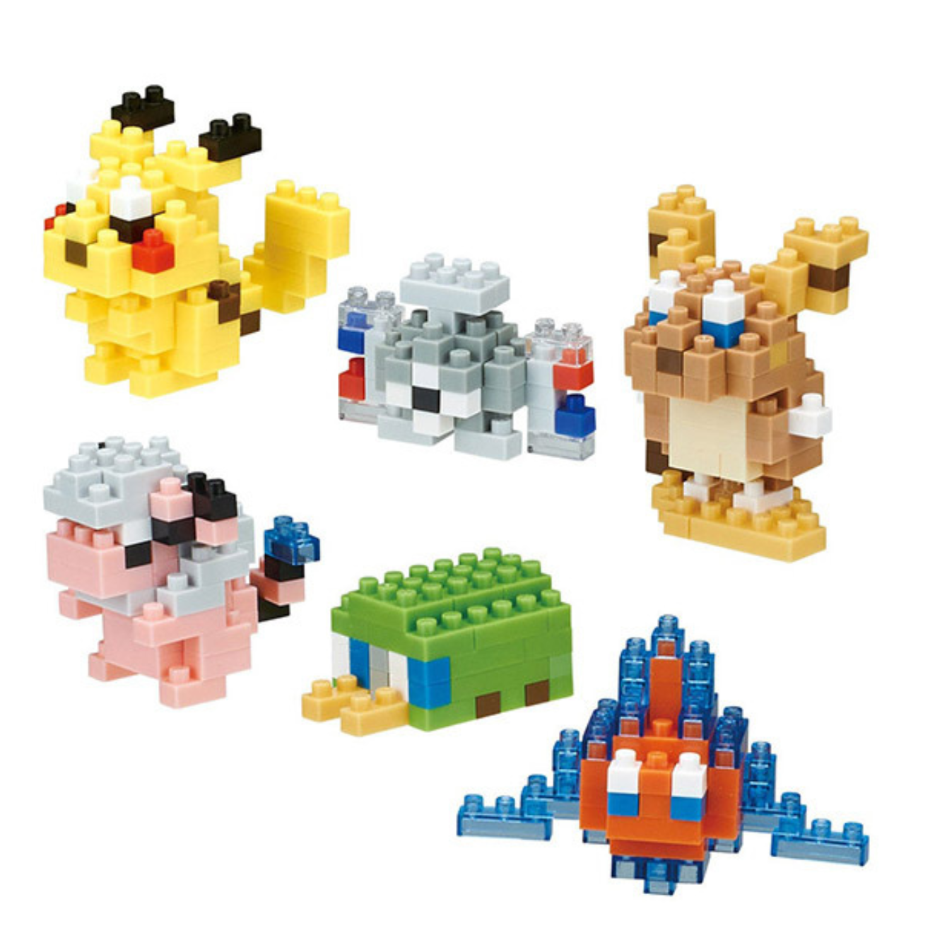 Pokemon Nanoblock Mininano Series Electric Type Set 1 Box of 6 Characters