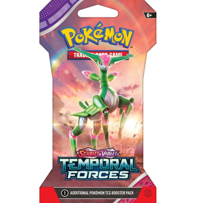 Pokemon Scarlet and Violet 5 Temporal Forces Sleeved Booster