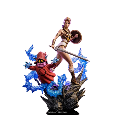 Statue Teela and Orko Deluxe - Masters of the Universe - Art Scale 1/10 - Iron Studios