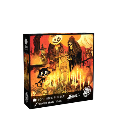 HALLOWEEN AT THE CEMETERY 500 PIECE JIGSAW PUZZLE