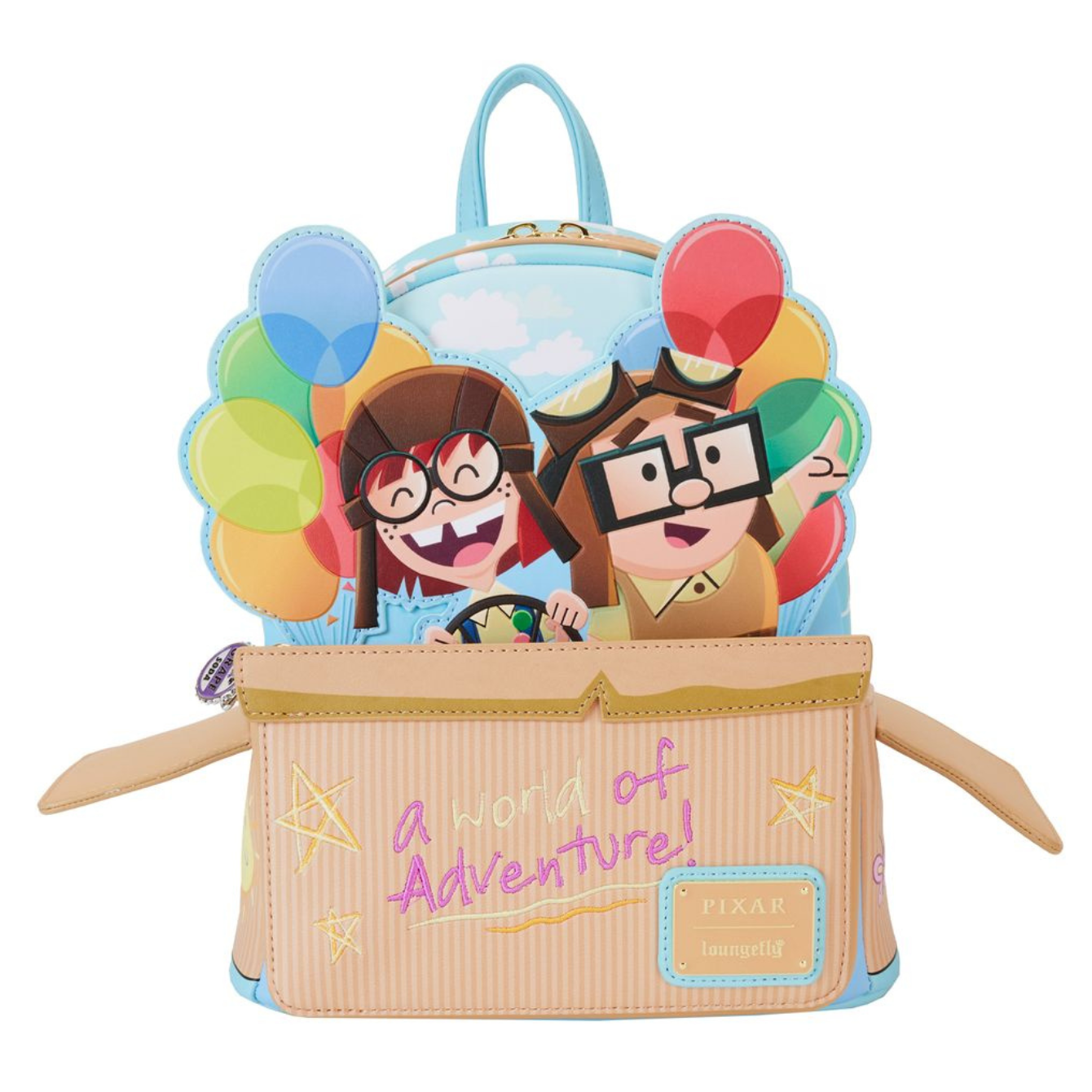 Loungefly Pixar UP 15th Anniversary Spirit of Adventure Mini Backpack