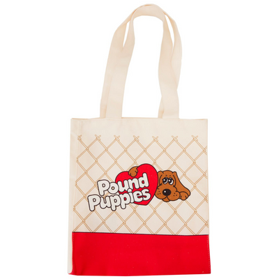 PRE-ORDER Hasbro Pound Puppies 40TH Anniversary Canvas Tote Bag