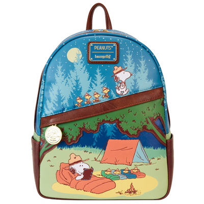 PRE-ORDER Loungefly Peanuts Beagle Scouts 50TH Anniversary Mini Backpack