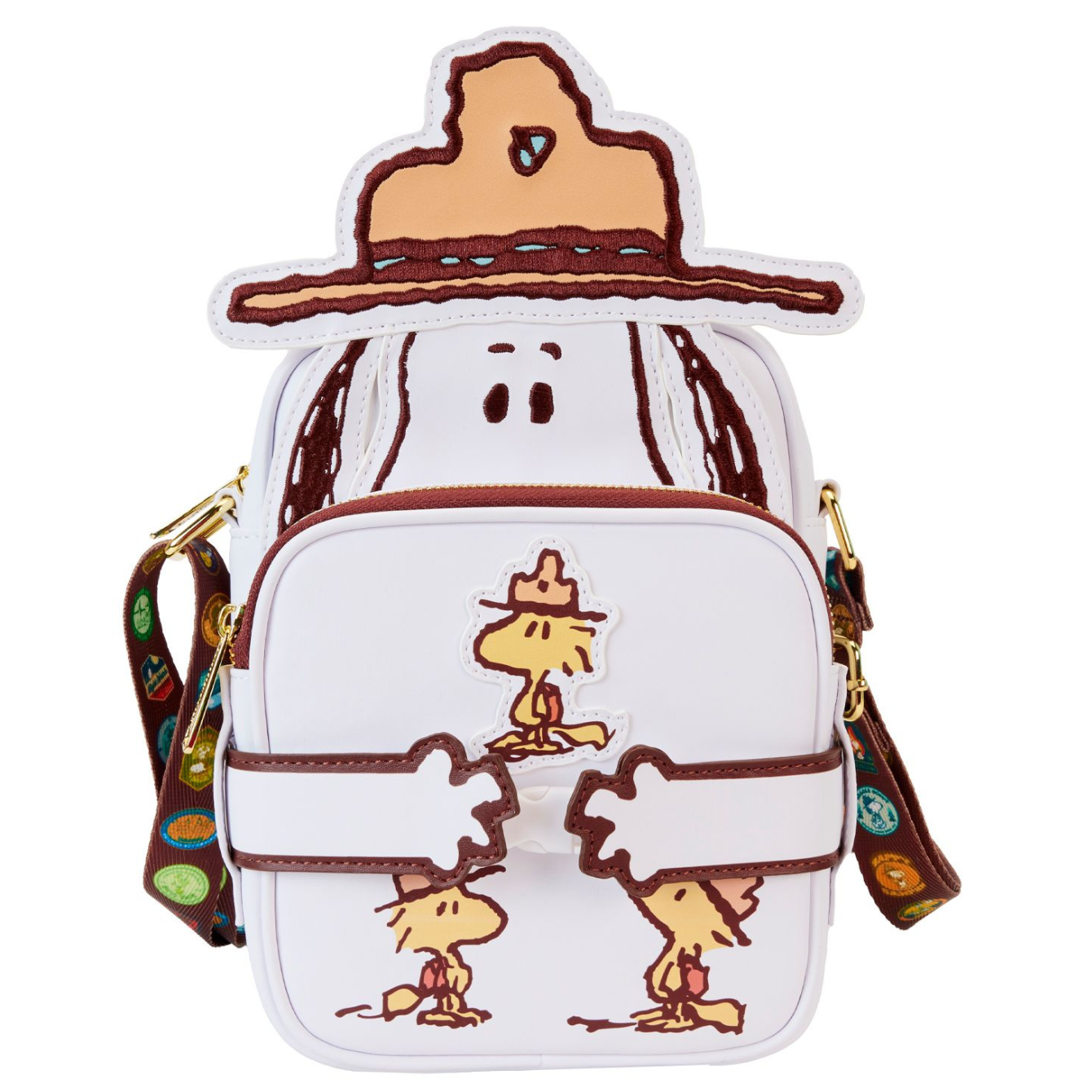 Loungefly Peanuts Snoopy Beagle Scouts Crossbuddies Bag
