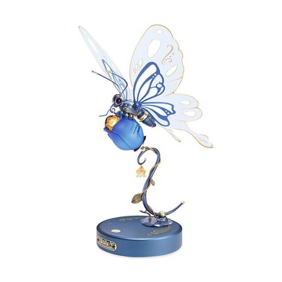 ROKR Butterfly DIY Mechanical 3D Puzzle BLUE