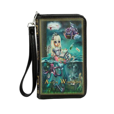 Teary Alice in Wonderland Wallet in Vinyl