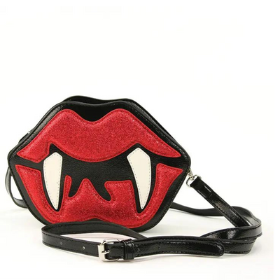 Vampire Mouth Cross Body Bag