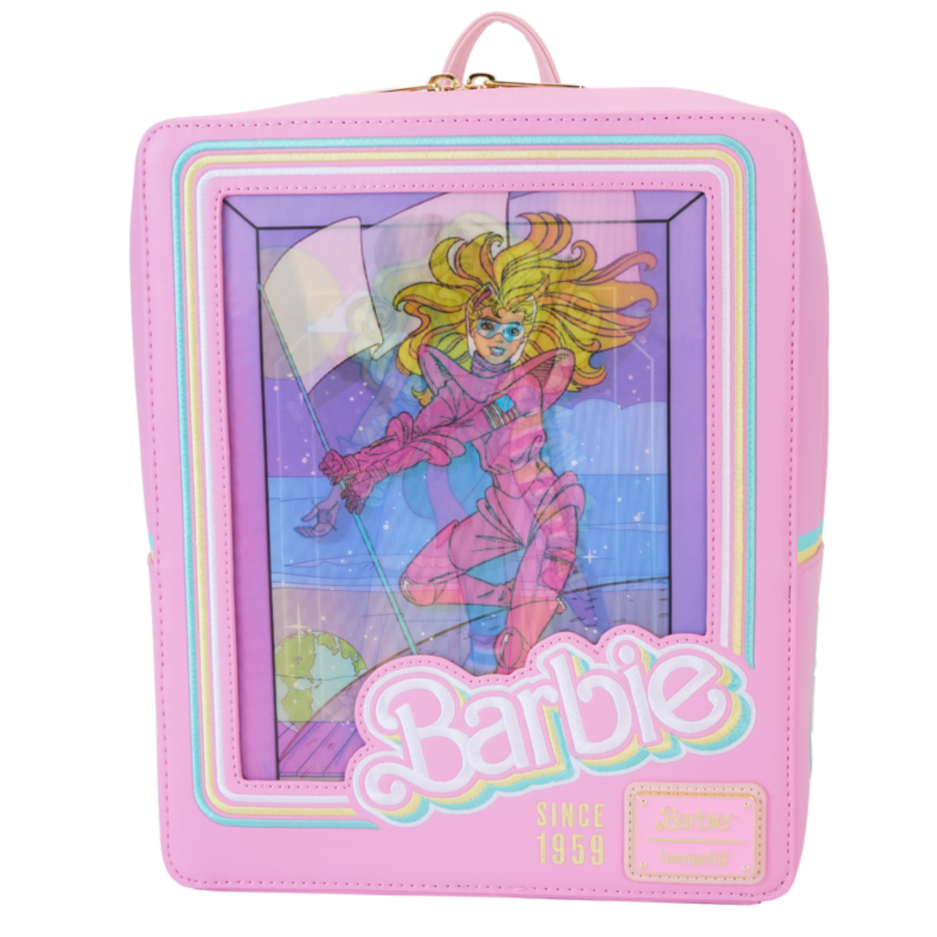 PRE-ORDER Barbie™ 65th Anniversary Doll Box Triple Lenticular Mini Backpack