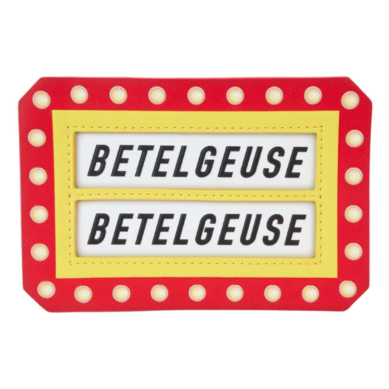PRE-ORDER Beetlejuice Here Lies Betelgeuse Marquee Glow Large Card Holder