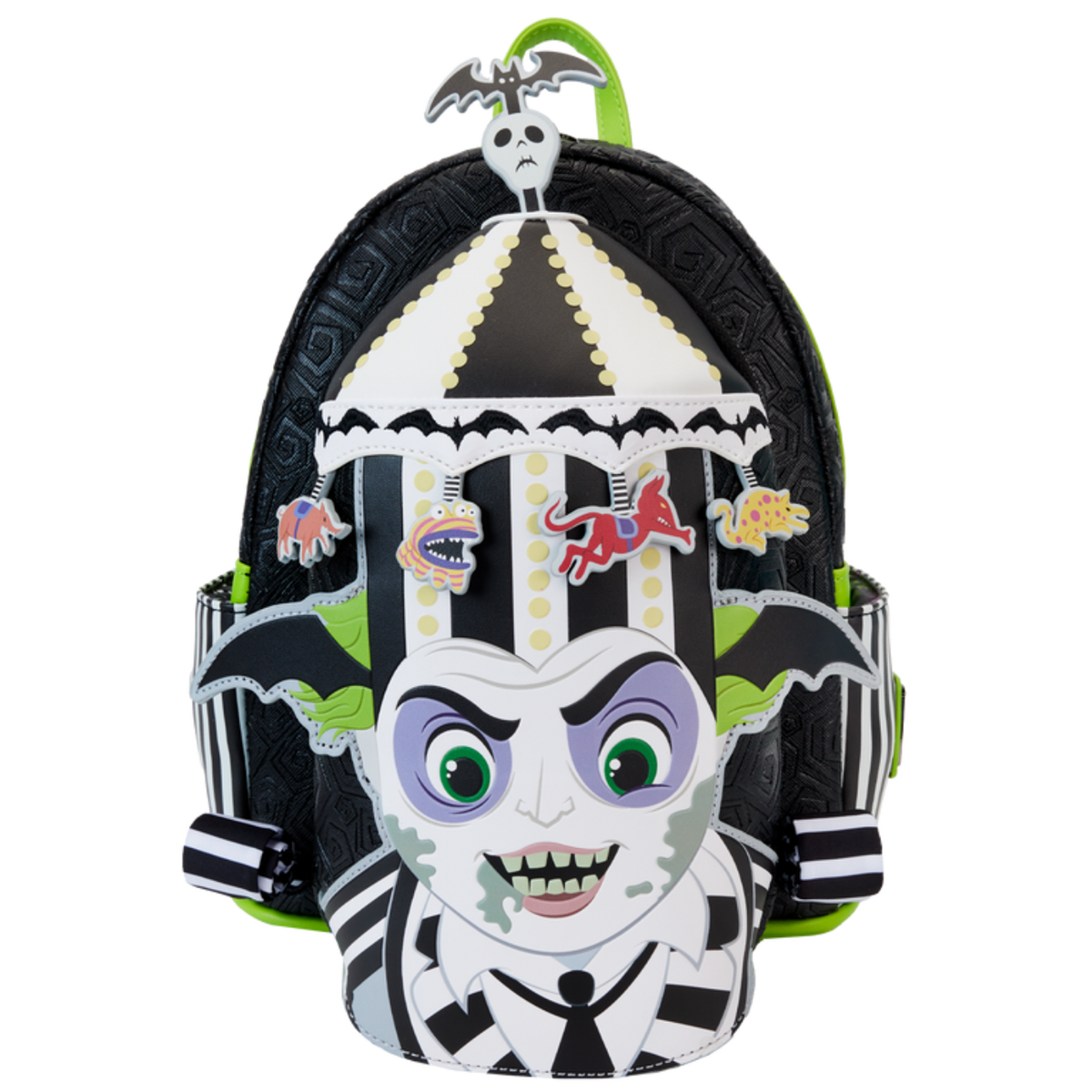 Beetlejuice Carousel Hat Light Up Cosplay Mini Backpack 