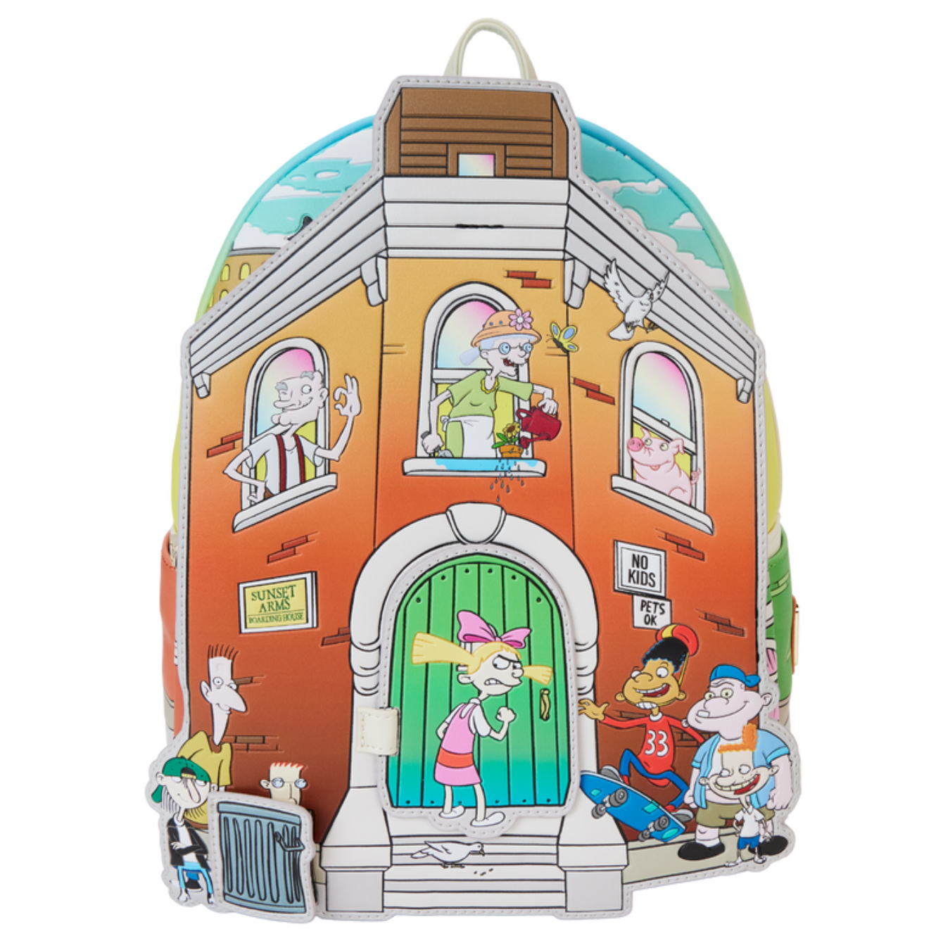 PRE-ORDER Hey Arnold! Sunset Arms Boarding House Mini Backpack