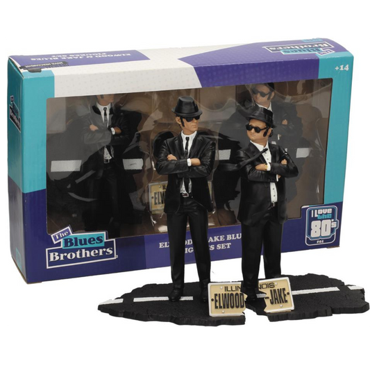 The Blues Brothers Movie Icons Jake & Elwood Blues Figurine Set