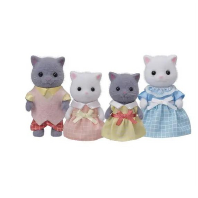Calico Critters Persian Cat Family Set of 4