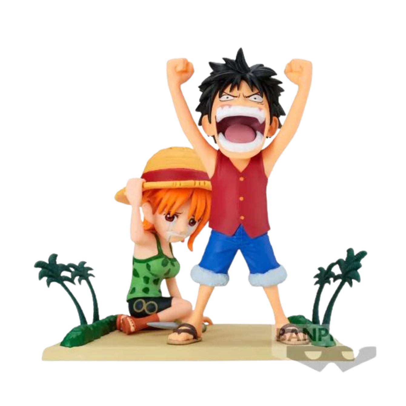 Monkey.D.Luffy and Nami "One Piece", Banpresto World Collectable Figure Log Stories