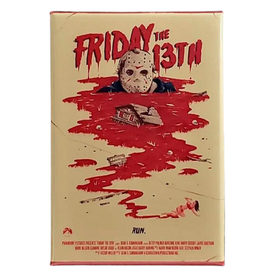 Friday the 13TH Movie Magnet, Button, Wholesale, Lot, Dvd, Slasher, 80's Movie