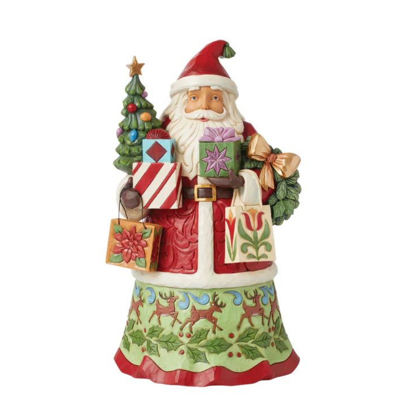 Santa with Gifts Bags Figurine