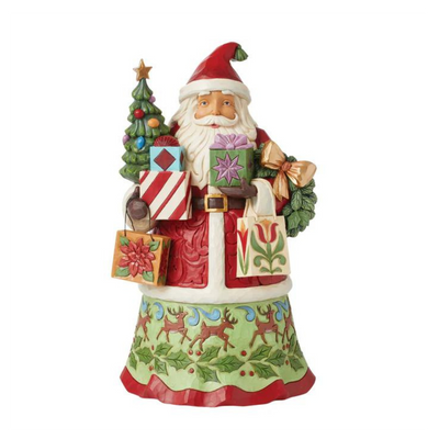 Santa with Gifts Bags Figurine