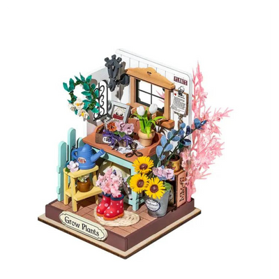 Rolife Diy Kit Mini 3D House Dreaming Terrace Garden