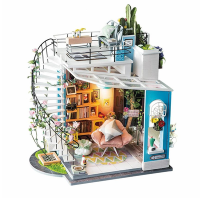 Rolife Dora's Loft  Diy Mini House Duplex Apartment