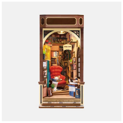 Bookstore Robotime Rolife Diy Kit Book Nook 3D Puzzles